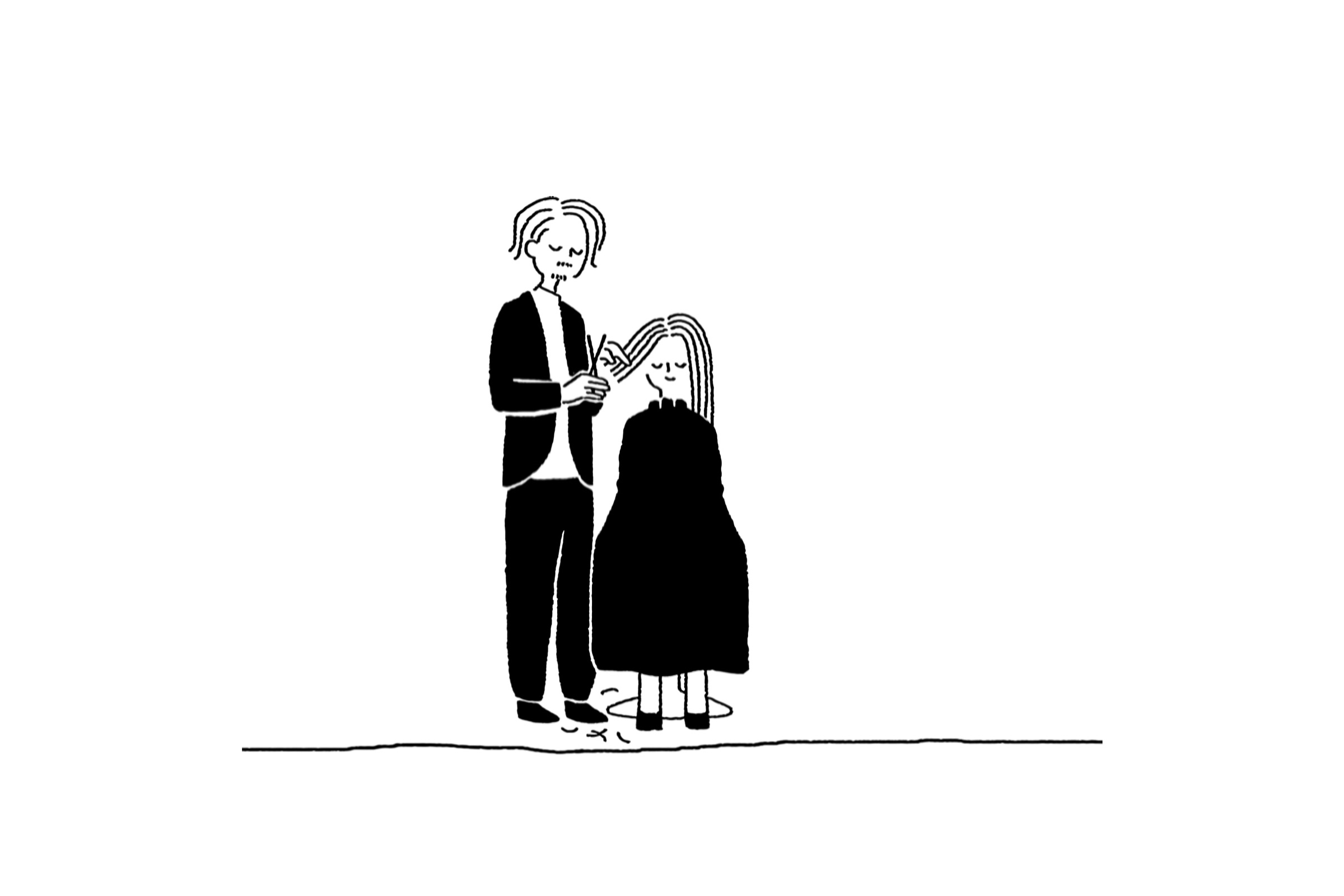 「訪問美容ミツバチ」ご自宅や施設、病院でのヘアカットやパーマ、カラーが可能です！